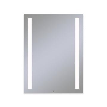 Robern YM3040RCFPD4 40" Vitality Series Rectangular Frameless Mirror with Column Lighting