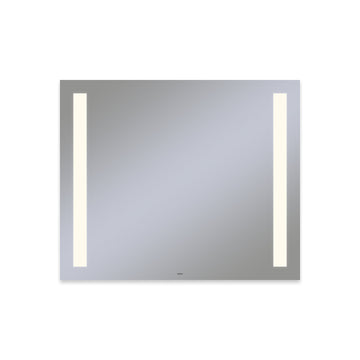 Robern YM3630RCFPD3 30" Vitality Series Rectangular Frameless Mirror with Column Lighting