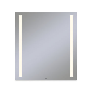 Robern YM3640RCFPD3 40" Vitality Series Rectangular Frameless Mirror with Column Lighting