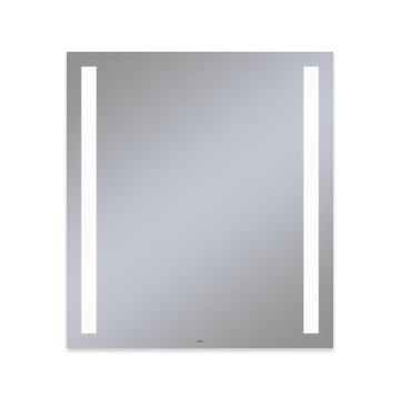 Robern YM3640RCFPD4 40" Vitality Series Rectangular Frameless Mirror with Column Lighting