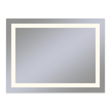 Robern YM4836RIFPD3P 48 x 36" Vitality Flip Series Rectangular Frameless Rotatable Mirror with Inset Lighting